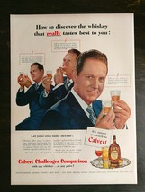 Vintage 1951 Calvert Reserve Blended Whiskey Full Page Original Ad 721 - £5.20 GBP