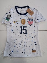Megan Rapinoe USA USWNT 2023 World Cup Stadium White Home Womens Soccer ... - £63.94 GBP+