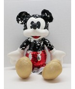 Disney Sequins Mickey Mouse The True Original 15&quot; Plush - £7.06 GBP