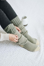 Cozy Ribbed Knit Lounge Socks - $32.00