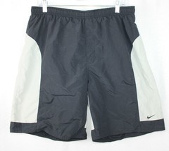 Nike Mens Size XL Black &amp; Gray Netted Swimming Trunks - £13.16 GBP