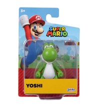 Super Mario GREEN YOSHI 2.5&quot; Inch Jakks Figure World of Nintendo - £13.78 GBP