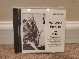 Vivaldi - Five Violoncelle Concerti / Schiff, Brown (CD, 1988, Musical Heritage) - £11.15 GBP