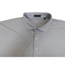 Turtleson Polo Shirt Blue White Striped Size 2XL XXL  - $23.13