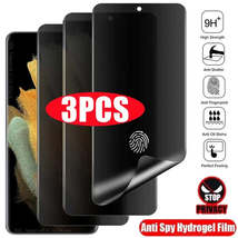 3x Privacy Hydrogel Screen Protector for Samsung Galaxy S21 S20 S22 S23 Ultra No - £8.78 GBP+