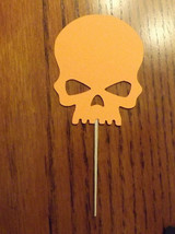 Lot of 12 Skull Cupcake Toppers! - £3.16 GBP