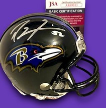 Ray Lewis Autographed Signed Baltimore Ravens Mini Helmet Jsa Certified - £112.76 GBP