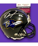 RAY LEWIS AUTOGRAPHED SIGNED BALTIMORE RAVENS MINI HELMET JSA CERTIFIED - £113.41 GBP