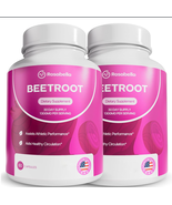 Rosabella Beet Root Capsules 1300mg Organic Supplement Non GMO 60 Ct - $26.99