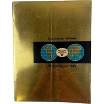 Continental Airlines 1965 Annual Report Softcover Paperback Commercial Aviation - £47.81 GBP