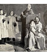 Hugo Van Der Goes Madness Unrequited Love 1888 Victorian Antique Print D... - €30,04 EUR