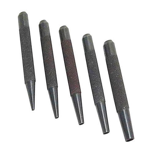 5 Piece Nail Punch Set 1.5, 2.5, 3, 4 and 5mm Steel Knurled Grip Punches... - $9.88