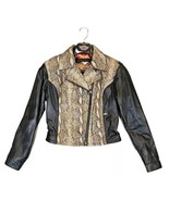 Harley Davidson Snake Print Leather Jacket Womens Small NWOT - $148.45