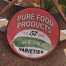 Vintage 1964 Heinz 57 Varieties Pure Food Products Porcelain Gas & Oil Sign - $125.00