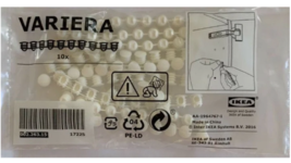 Ikea Variera Cover Caps for Cabinet Mounting Holes white 100 pieces - £6.24 GBP