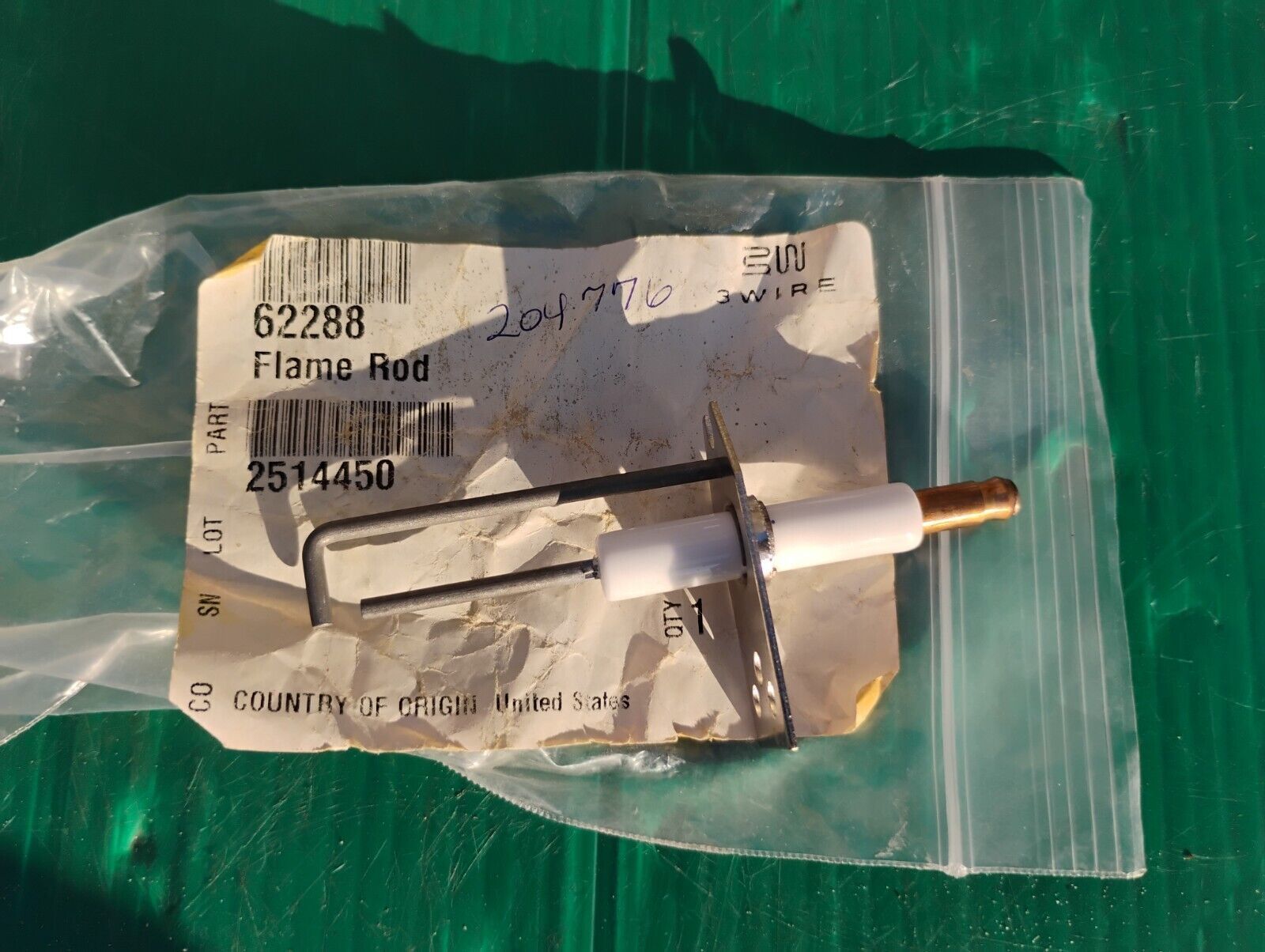 Middleby Marshall 62288 Flame Rod / Ignition Sensor - $14.80