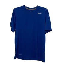 Nike Dri-Fit Blue Athletic Pullover Shirt Mens Size Medium T-Shirt - $16.00