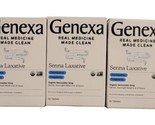 3 x Genexa Senna Laxative 50 Tabs Organic Sennosides Constipation Irregu... - £23.73 GBP