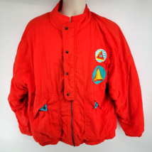 Le Coq Sportif Vintage Jacket Men&#39;s Large Orange - £61.98 GBP