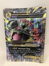 Pokémon TCG M Tyranitar EX, Ancient Origins Jumbo Promo Ultra Holo Rare ... - £7.84 GBP