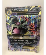 Pokémon TCG M Tyranitar EX, Ancient Origins Jumbo Promo Ultra Holo Rare ... - £7.82 GBP