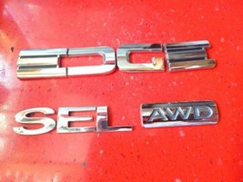 2011-2013 Ford Edge SEL AWD Chrome Trunk Emblems - $17.99