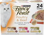 Fancy Feast Poultry and Beef Wet Cat Food Variety Pack - (Pack of 24) 3 ... - $19.00