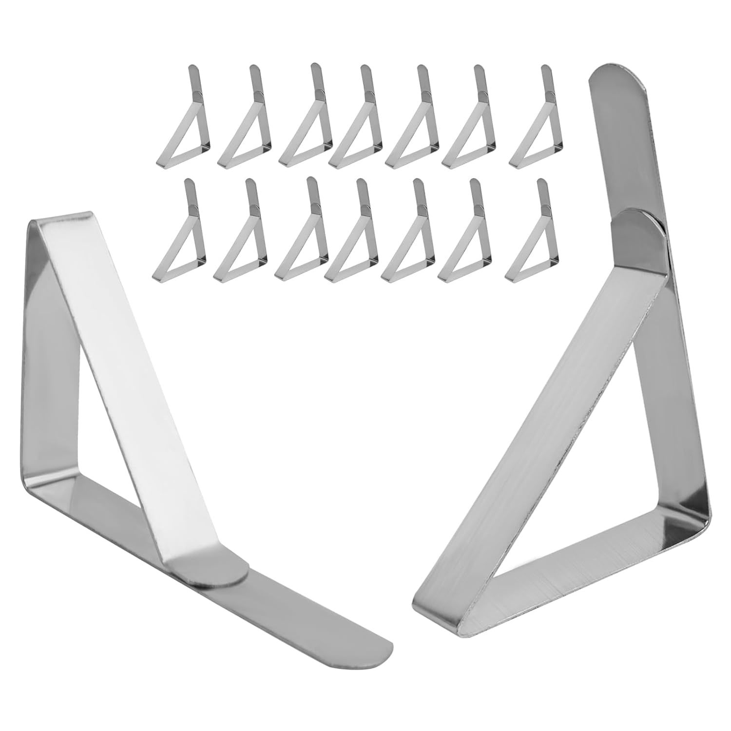 16 Packs Tablecloth Clips, Stainless Steel Table Cloth Holder Clips, Picnic Tabl
