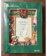 Traditions Cadre de Noel Christmas 3D Holiday Picture Frame 4x6 Teddy Be... - $393.46 MXN