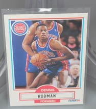 1990 1991 Fleer Basketball Card Dennis Rodman #59 - £0.77 GBP