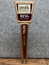 Peak Organic King Crimson 13” Draft Beer Tap Handle Breweriana Bar JD - $29.69