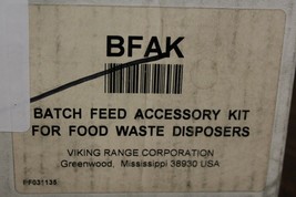 Viking Range Corporation Batch Feed Accessory Kit For Food Waste Diposers - $100.00