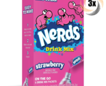 3x Packs Nerds Strawberry Flavor On The Go Drink Mix | 6 Singles Each | ... - $11.27