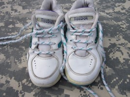 Reebok White Girls Athletic Sneakers Size 11 6637 - $13.97