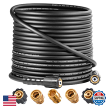 YAMATIC 50ft 3600 PSI Pressure Washer Hose Quick Connect Kink Resistant ... - $70.78