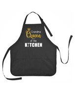 Grandma Queen of the Kitchen Apron, Grandma Queen of the Kitchen Gift - £14.33 GBP