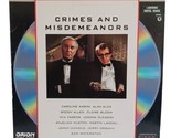 Crimes and Misdemeanors Laserdisc Movie Extended Play Laser Disc - $4.90