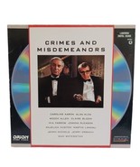 Crimes and Misdemeanors Laserdisc Movie Extended Play Laser Disc - $4.10 CAD