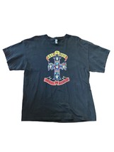 Guns N&#39; Roses Vintage Cotton Short Sleeve Crew Neck Graphic Tee in Black Size XL - £22.22 GBP