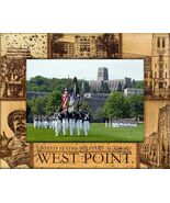 West Point United States Military Academy Engraved Wood Picture Frame (3... - $26.99