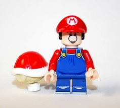 Young Mario with Red turtle The Super Mario Bros. Movie Minifigure - $5.83