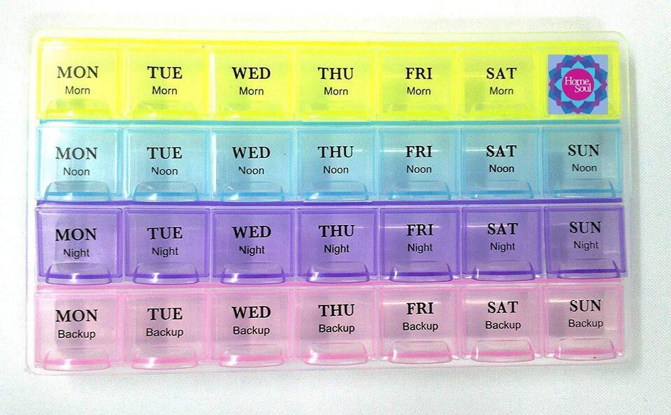Pill Medicine Organizer Reminder Storage Box 7-Day Medicine planner Pill... - $34.64