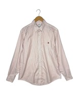 Brooks Brothers Shirt Mens L Original Polo Slim Fit Striped Button Up Red - $33.83 CAD