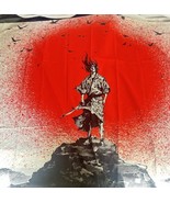 Japanese Samurai Sword Cherry Blossom Graphic Back Drops wall decor 75x50in - $18.46 CAD