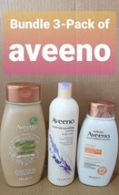 Lot Of Aveeno Body Wash 16 oz + Shampoo 12 oz  + Daily Moisture Conditio... - £33.09 GBP
