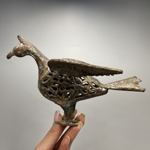 Vintage Metal Bird Figurine Phoenix Middle Eastern Sculpture Collectible... - $240.00