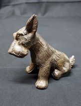 OLD Hollow Cast Metal Scottie Dog Scottish Terrier FRANCONIA NOTCH NH So... - $14.99
