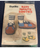 Vintage Bucilla Baby Jogger Booties Kit 7929 Knit Crochet Sneakers 642 G... - £12.14 GBP