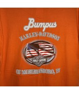 Bumpus harley davidson t-shirt murfreesboro TN Orange Large  Biker Motor... - £7.43 GBP