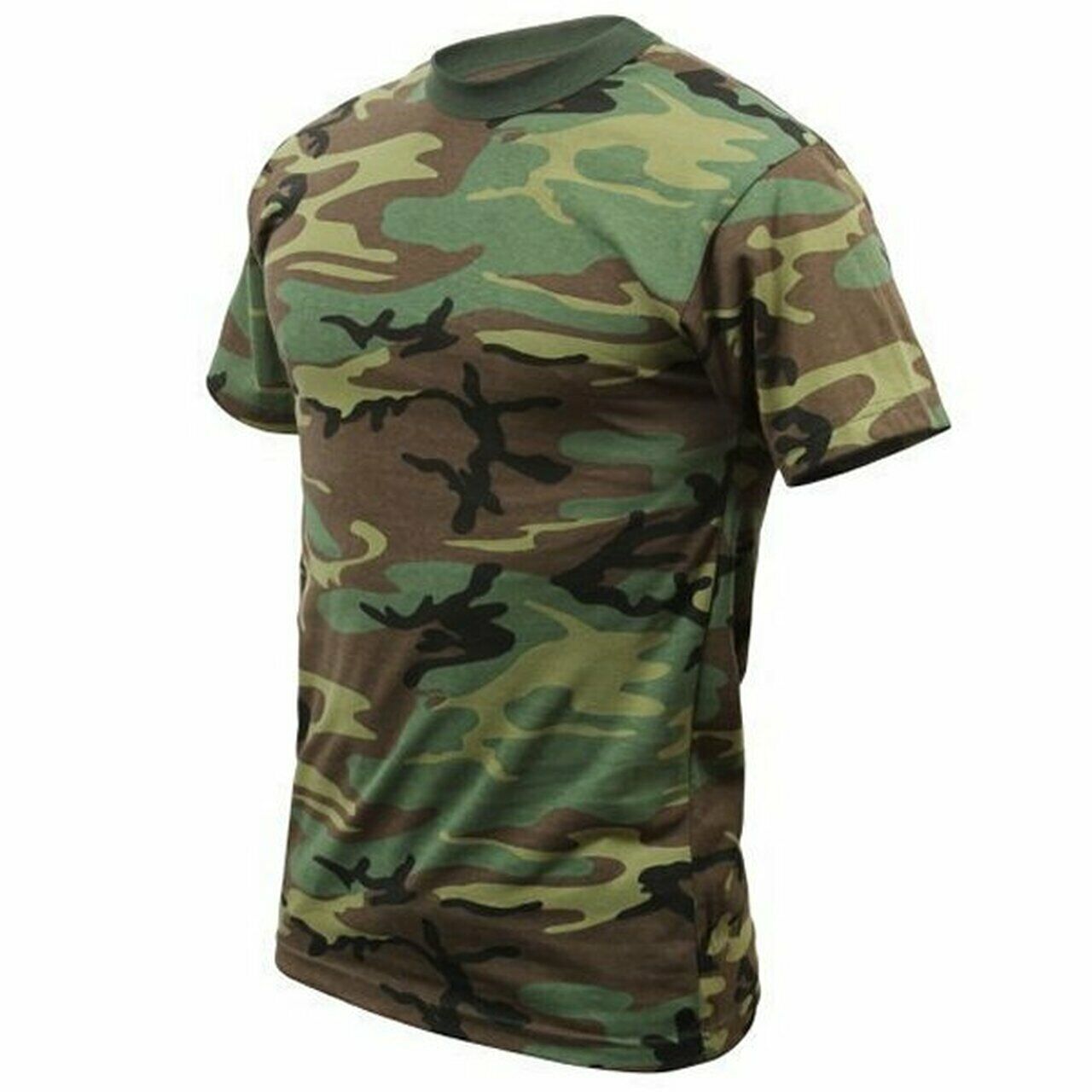 MOC BDU Battle Dress Woodland Camouflage Hot Weather Short Sleeve Shirt ... - $15.47